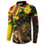 Enkutatash Ethiopia New Year Button Sweatshirt Lion of Judah Adey Abeba Flower - Wonder Print Shop