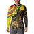 Enkutatash Ethiopia New Year Button Sweatshirt Lion of Judah Adey Abeba Flower - Wonder Print Shop