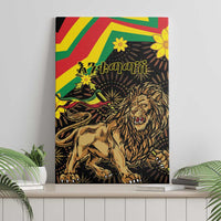 Enkutatash Ethiopia New Year Canvas Wall Art Lion of Judah Adey Abeba Flower - Wonder Print Shop