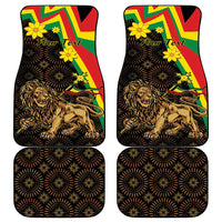 Enkutatash Ethiopia New Year Car Mats Lion of Judah Adey Abeba Flower - Wonder Print Shop