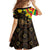 Enkutatash Ethiopia New Year Family Matching Long Sleeve Bodycon Dress and Hawaiian Shirt Lion of Judah Adey Abeba Flower - Wonder Print Shop