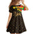 Enkutatash Ethiopia New Year Family Matching Off Shoulder Maxi Dress and Hawaiian Shirt Lion of Judah Adey Abeba Flower - Wonder Print Shop