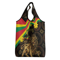 Enkutatash Ethiopia New Year Grocery Bag Lion of Judah Adey Abeba Flower