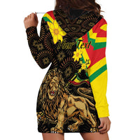 Enkutatash Ethiopia New Year Hoodie Dress Lion of Judah Adey Abeba Flower - Wonder Print Shop