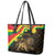 Enkutatash Ethiopia New Year Leather Tote Bag Lion of Judah Adey Abeba Flower - Wonder Print Shop