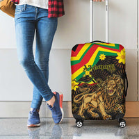 Enkutatash Ethiopia New Year Luggage Cover Lion of Judah Adey Abeba Flower - Wonder Print Shop