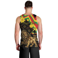 Enkutatash Ethiopia New Year Men Tank Top Lion of Judah Adey Abeba Flower - Wonder Print Shop