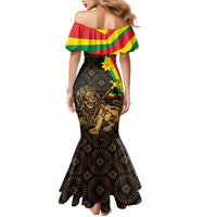 Enkutatash Ethiopia New Year Mermaid Dress Lion of Judah Adey Abeba Flower - Wonder Print Shop