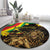 Enkutatash Ethiopia New Year Round Carpet Lion of Judah Adey Abeba Flower