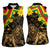 Enkutatash Ethiopia New Year Women Sleeveless Polo Shirt Lion of Judah Adey Abeba Flower - Wonder Print Shop
