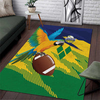 Rugby Saint Vincent and the Grenadines Area Rug Go SVG Amazona Guildingii - Wonder Print Shop