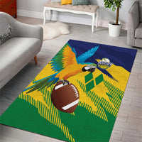 Rugby Saint Vincent and the Grenadines Area Rug Go SVG Amazona Guildingii - Wonder Print Shop