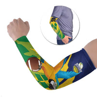 Custom Rugby Saint Vincent and the Grenadines Arm Sleeves Go SVG Amazona Guildingii - Wonder Print Shop