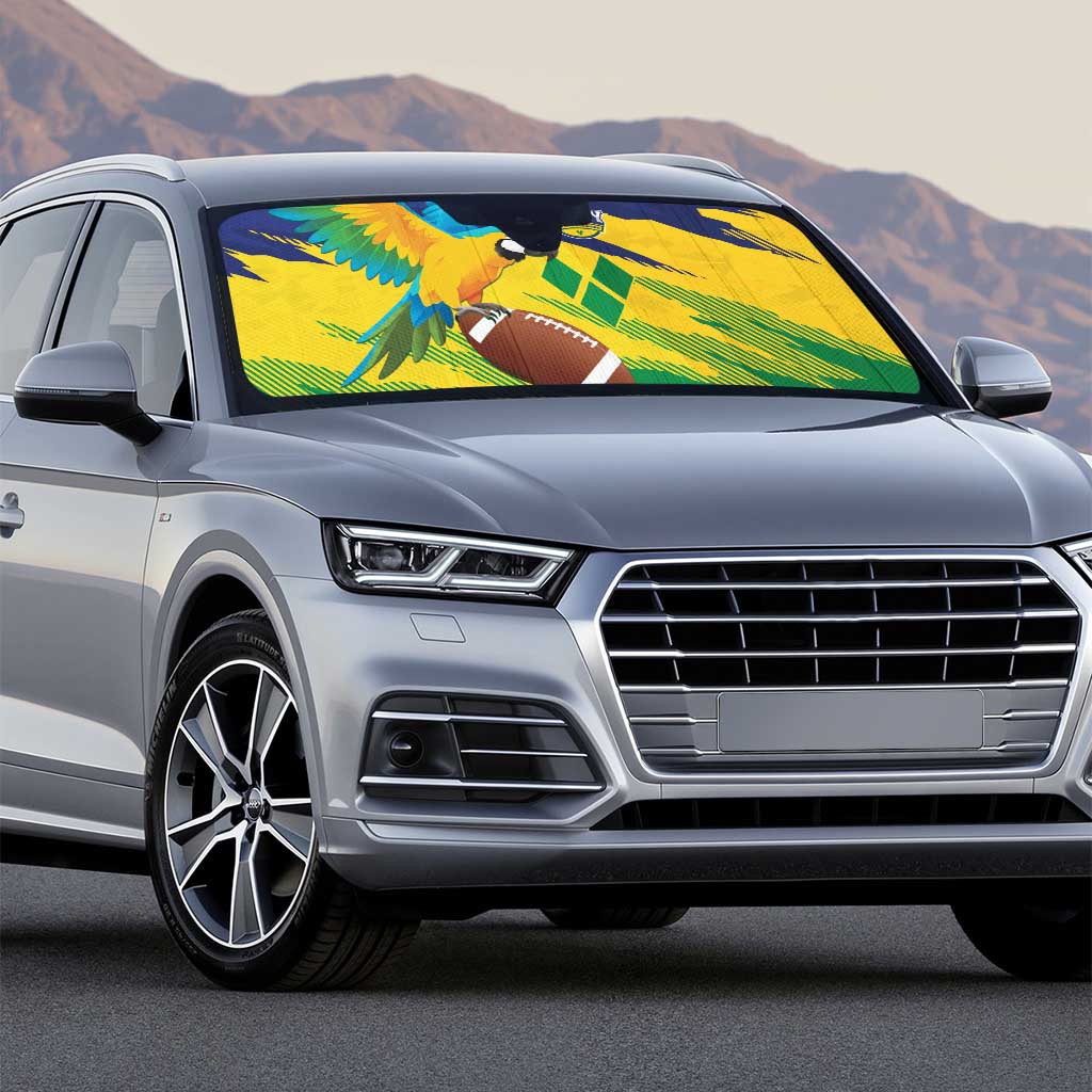 Rugby Saint Vincent and the Grenadines Auto Sun Shade Go SVG Amazona Guildingii - Wonder Print Shop