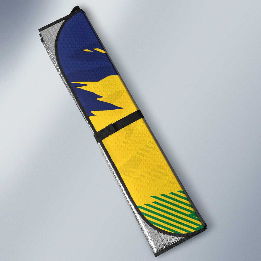 Rugby Saint Vincent and the Grenadines Auto Sun Shade Go SVG Amazona Guildingii - Wonder Print Shop