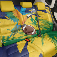 Rugby Saint Vincent and the Grenadines Back Car Seat Cover Go SVG Amazona Guildingii - Wonder Print Shop