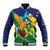 Custom Rugby Saint Vincent and the Grenadines Baseball Jacket Go SVG Amazona Guildingii - Wonder Print Shop