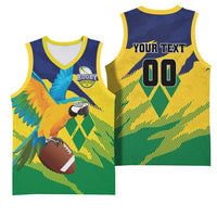 Custom Rugby Saint Vincent and the Grenadines Basketball Jersey Go SVG Amazona Guildingii - Wonder Print Shop