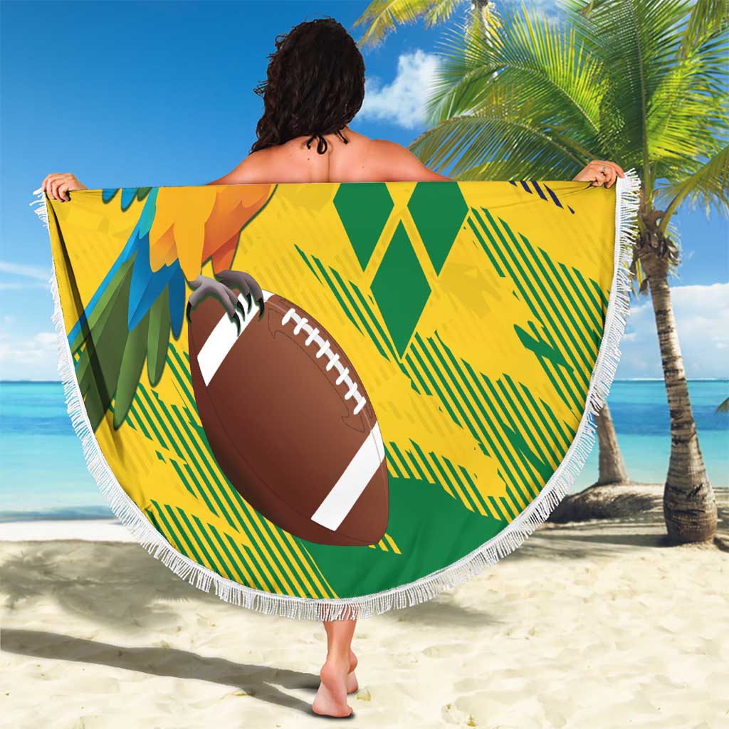Rugby Saint Vincent and the Grenadines Beach Blanket Go SVG Amazona Guildingii - Wonder Print Shop