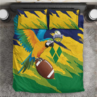 Rugby Saint Vincent and the Grenadines Bedding Set Go SVG Amazona Guildingii - Wonder Print Shop
