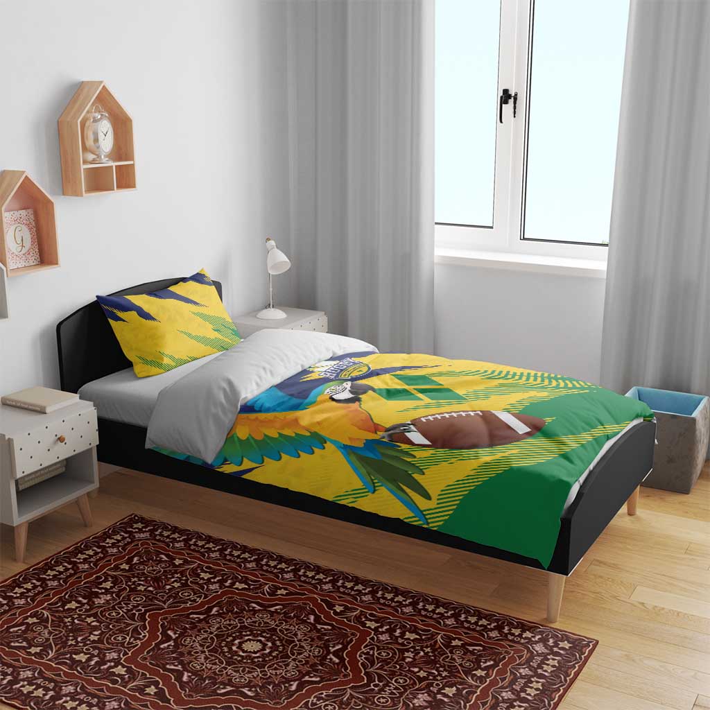 Rugby Saint Vincent and the Grenadines Bedding Set Go SVG Amazona Guildingii - Wonder Print Shop