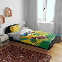 Rugby Saint Vincent and the Grenadines Bedding Set Go SVG Amazona Guildingii - Wonder Print Shop