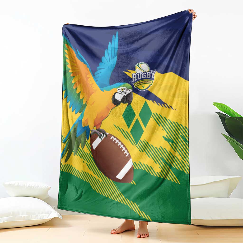 Rugby Saint Vincent and the Grenadines Blanket Go SVG Amazona Guildingii - Wonder Print Shop