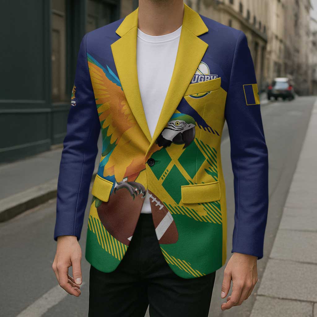 Custom Rugby Saint Vincent and the Grenadines Blazer Go SVG Amazona Guildingii - Wonder Print Shop