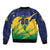 Custom Rugby Saint Vincent and the Grenadines Bomber Jacket Go SVG Amazona Guildingii - Wonder Print Shop