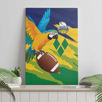 Rugby Saint Vincent and the Grenadines Canvas Wall Art Go SVG Amazona Guildingii - Wonder Print Shop