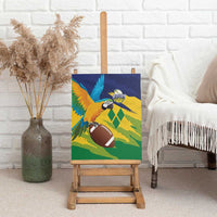 Rugby Saint Vincent and the Grenadines Canvas Wall Art Go SVG Amazona Guildingii - Wonder Print Shop