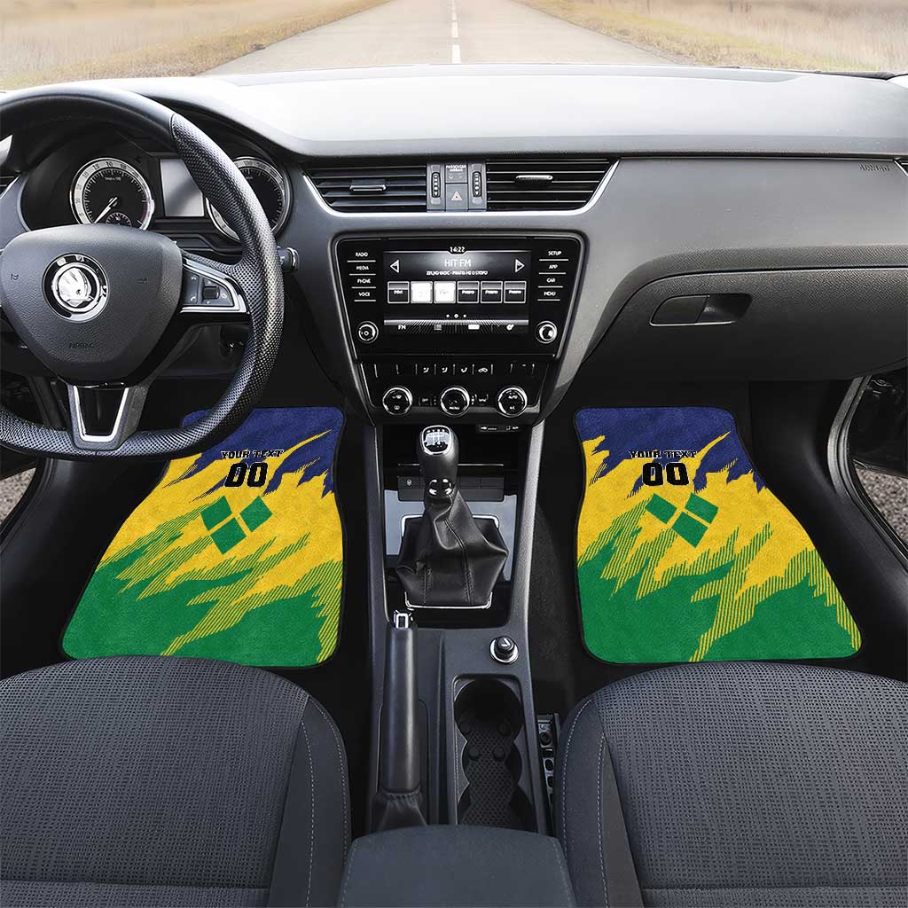 Rugby Saint Vincent and the Grenadines Car Mats Go SVG Amazona Guildingii - Wonder Print Shop