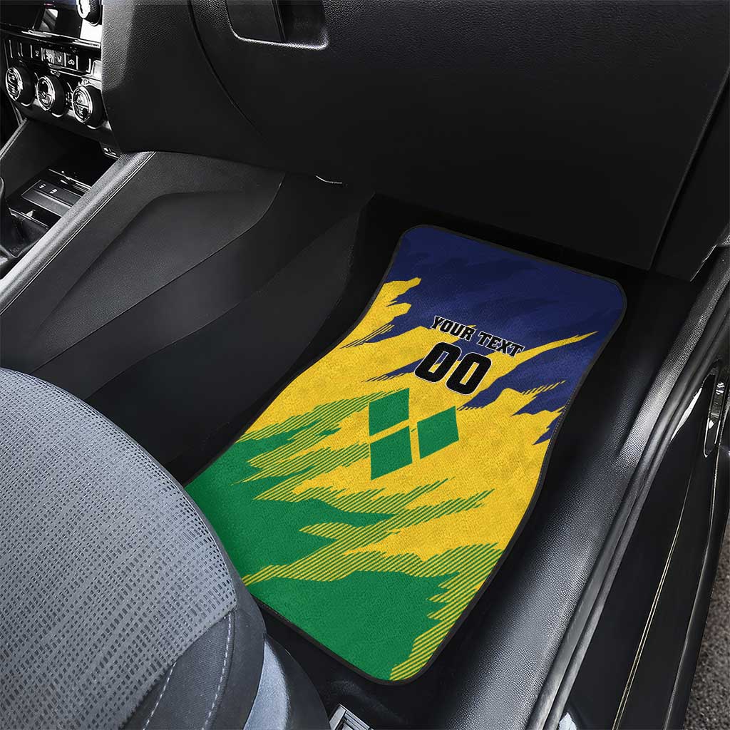 Rugby Saint Vincent and the Grenadines Car Mats Go SVG Amazona Guildingii - Wonder Print Shop