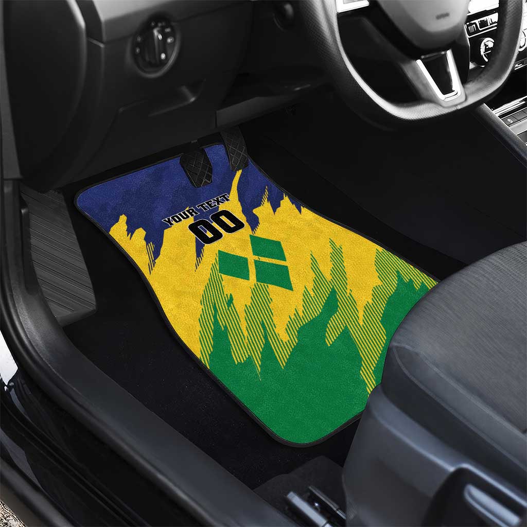Rugby Saint Vincent and the Grenadines Car Mats Go SVG Amazona Guildingii - Wonder Print Shop