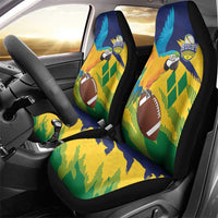 Rugby Saint Vincent and the Grenadines Car Seat Cover Go SVG Amazona Guildingii - Wonder Print Shop