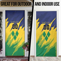 Custom Rugby Saint Vincent and the Grenadines Door Cover Go SVG Amazona Guildingii - Wonder Print Shop