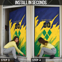 Custom Rugby Saint Vincent and the Grenadines Door Cover Go SVG Amazona Guildingii - Wonder Print Shop