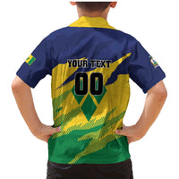 Custom Rugby Saint Vincent and the Grenadines Family Matching Mermaid Dress and Hawaiian Shirt Go SVG Amazona Guildingii - Wonder Print Shop