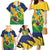 Custom Rugby Saint Vincent and the Grenadines Family Matching Mermaid Dress and Hawaiian Shirt Go SVG Amazona Guildingii - Wonder Print Shop