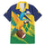 Custom Rugby Saint Vincent and the Grenadines Family Matching Mermaid Dress and Hawaiian Shirt Go SVG Amazona Guildingii - Wonder Print Shop