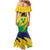 Custom Rugby Saint Vincent and the Grenadines Family Matching Mermaid Dress and Hawaiian Shirt Go SVG Amazona Guildingii - Wonder Print Shop