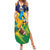 Custom Rugby Saint Vincent and the Grenadines Family Matching Summer Maxi Dress and Hawaiian Shirt Go SVG Amazona Guildingii - Wonder Print Shop