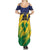 Custom Rugby Saint Vincent and the Grenadines Family Matching Summer Maxi Dress and Hawaiian Shirt Go SVG Amazona Guildingii - Wonder Print Shop