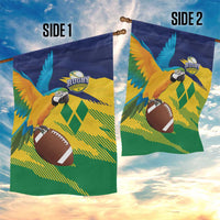 Rugby Saint Vincent and the Grenadines Garden Flag Go SVG Amazona Guildingii - Wonder Print Shop