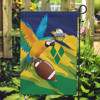 Rugby Saint Vincent and the Grenadines Garden Flag Go SVG Amazona Guildingii - Wonder Print Shop