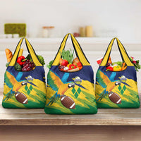 Rugby Saint Vincent and the Grenadines Grocery Bag Go SVG Amazona Guildingii - Wonder Print Shop
