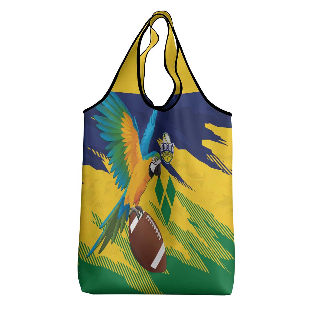 Rugby Saint Vincent and the Grenadines Grocery Bag Go SVG Amazona Guildingii - Wonder Print Shop