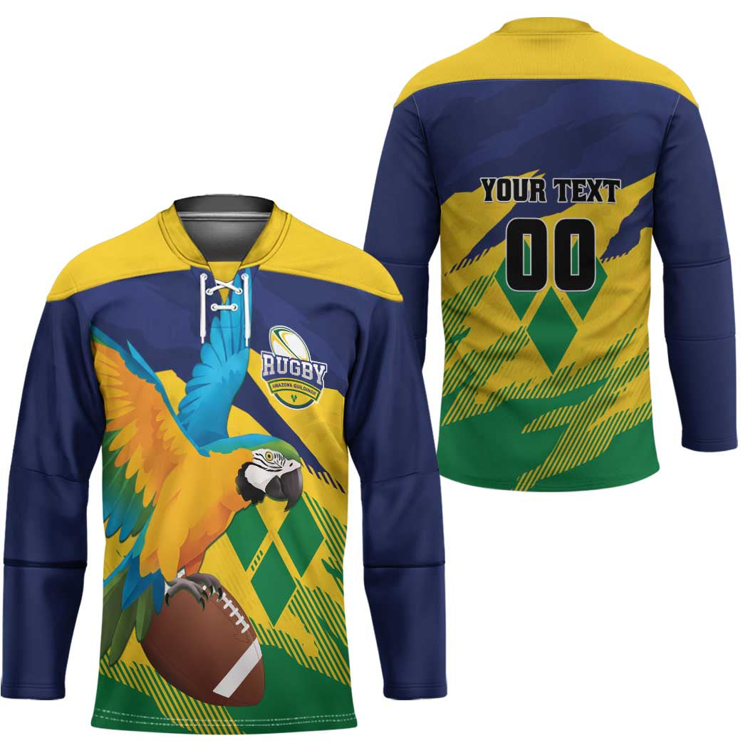 Custom Rugby Saint Vincent and the Grenadines Hockey Jersey Go SVG Amazona Guildingii - Wonder Print Shop