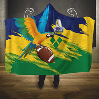 Rugby Saint Vincent and the Grenadines Hooded Blanket Go SVG Amazona Guildingii - Wonder Print Shop