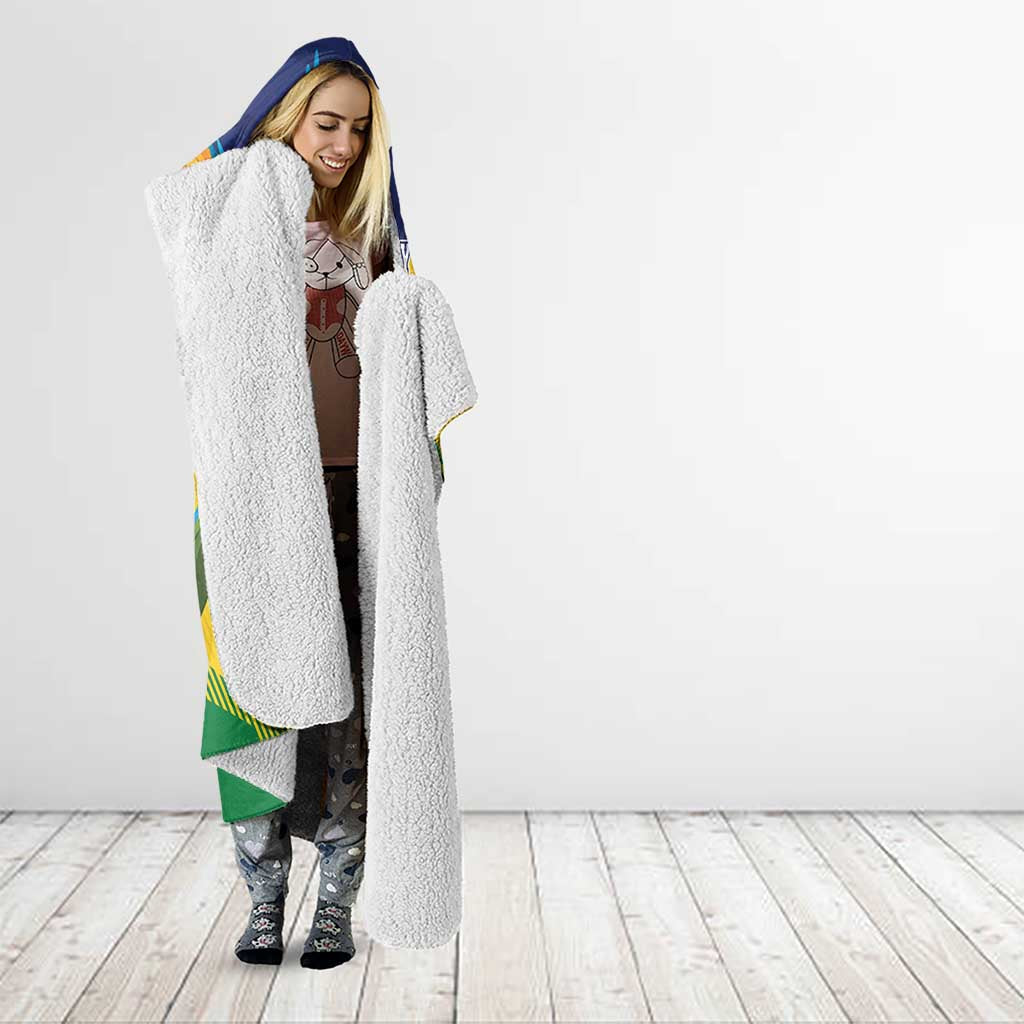 Rugby Saint Vincent and the Grenadines Hooded Blanket Go SVG Amazona Guildingii - Wonder Print Shop